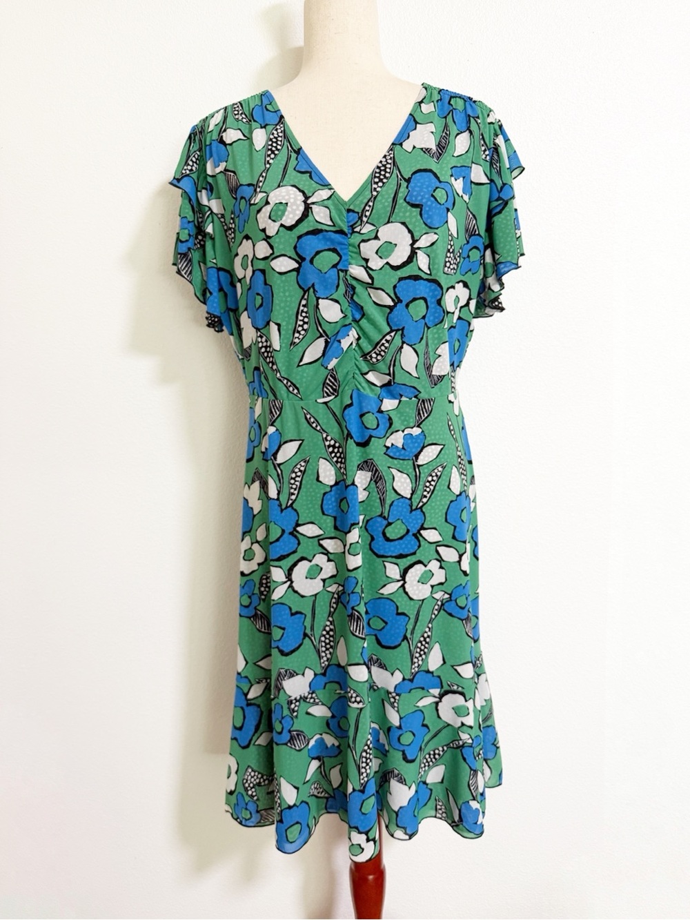 Cabi Celebrate Floral Polka Dot Dress